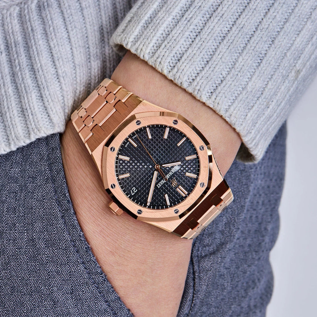 Royal Oak 15500OR.OO.1220OR.01 “Rose Gold” Exclusive Premium